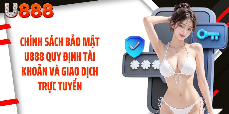 Chính sách bảo mật U888 quy định tài khoản và giao dịch trực tuyến