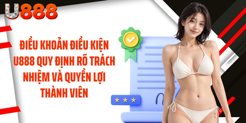 Điều khoản điều kiện U888 quy định rõ trách nhiệm và quyền lợi thành viên