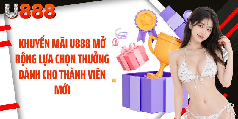 Khuyến mãi U888 mở rộng lựa chọn thưởng dành cho thành viên mới