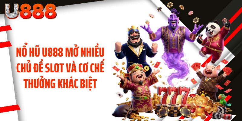 Nổ hũ U888 mở nhiều chủ đề slot và cơ chế thưởng khác biệt
